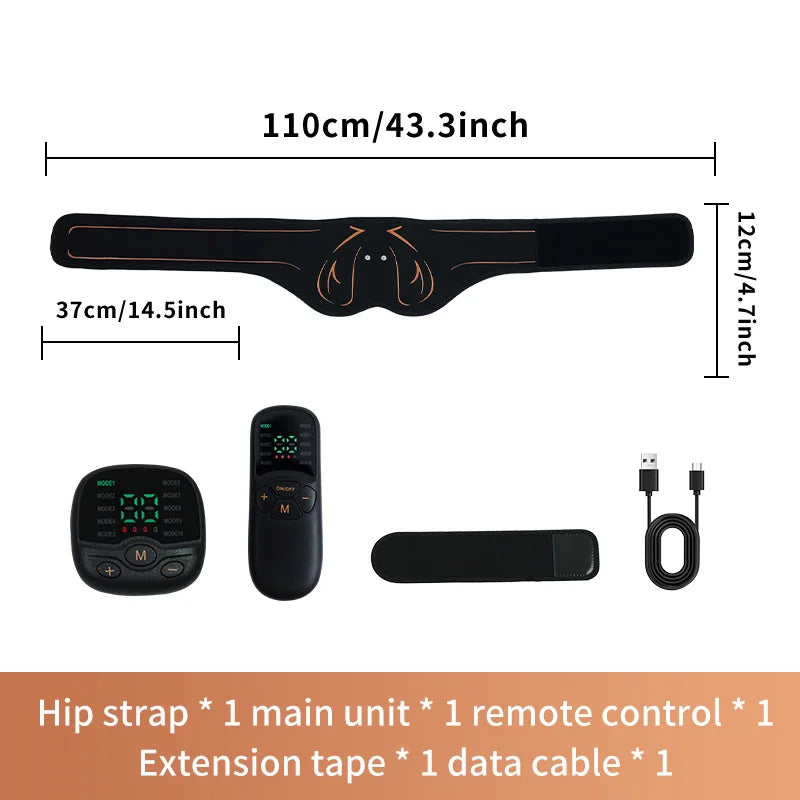 EMS Muscle Stimulator Hips Trainer Glute Trainer Electric Buttocks Massager Muscle Toner Help Lift Shape Tighten Butt Women Men